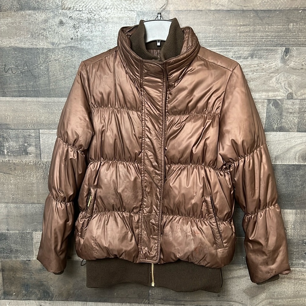 Brown Rainforest Puff Coat